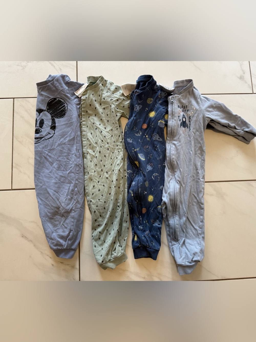 H&M Footless Sleepers Size 6-9M